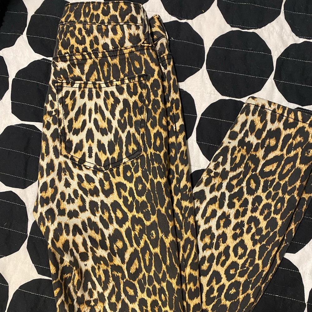 NWOT leopard print skinny jean/jegging